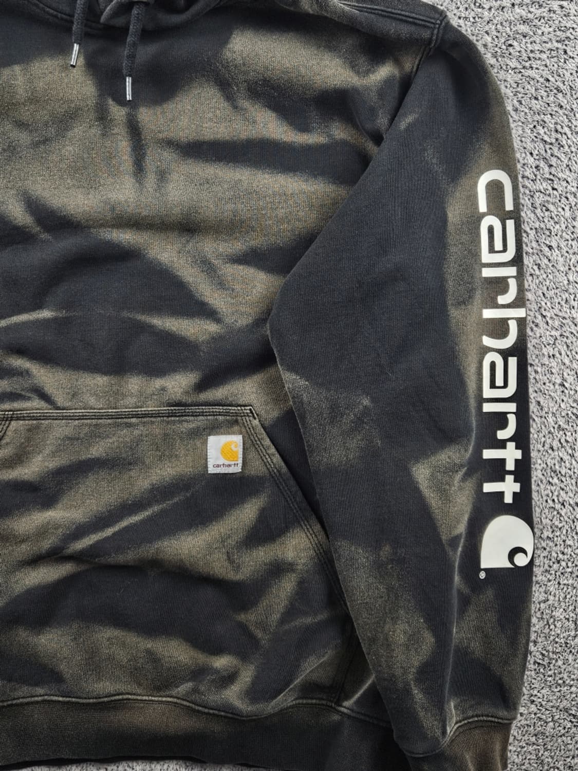 칼하트 다잉 워시드 커스텀 후드 티셔츠 ( XL ) / 10690 상품이미지7