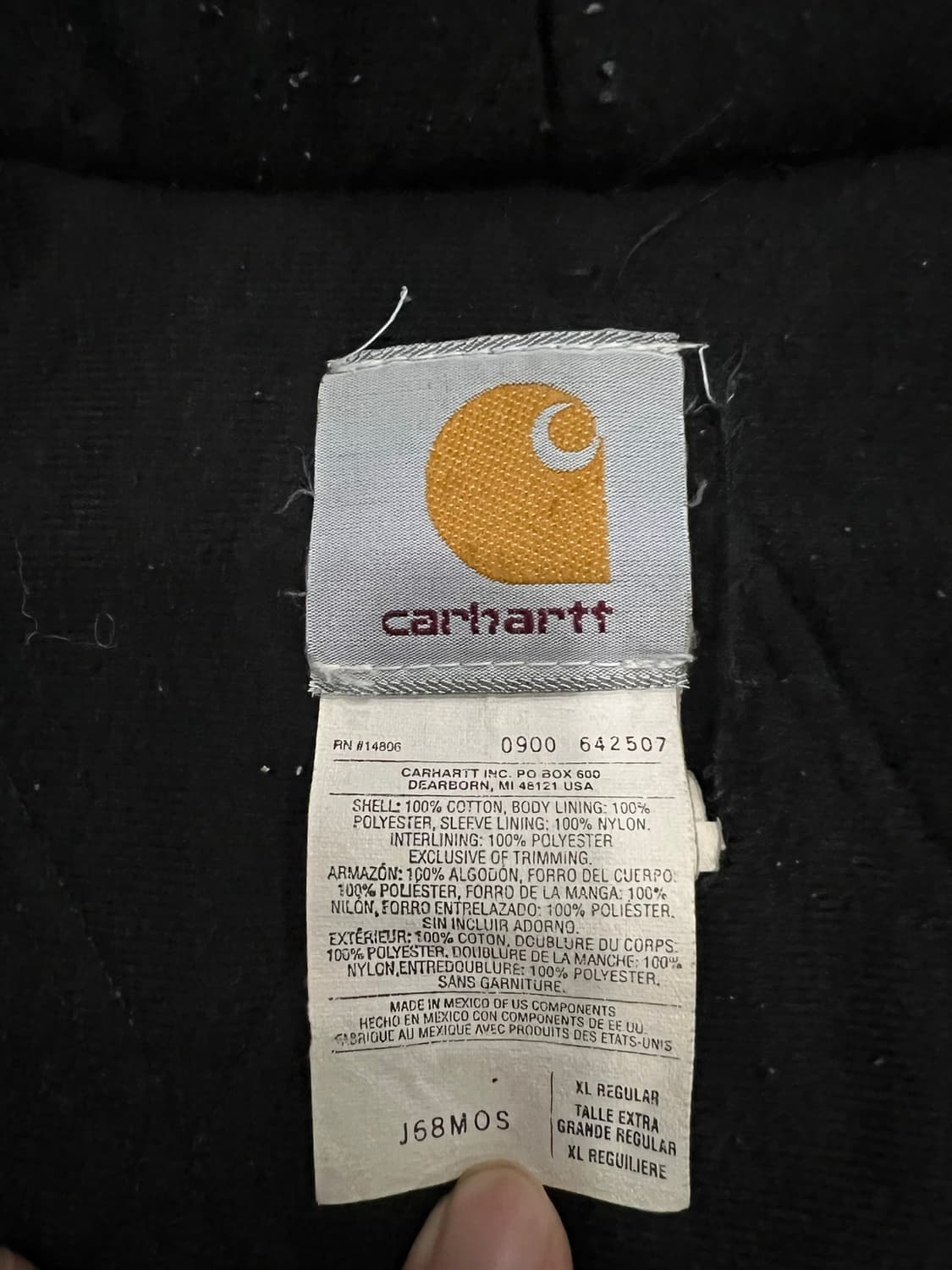 (XL) 칼하트 덕 액티브 후드자켓 J68 MOS 모스그린 상품이미지4