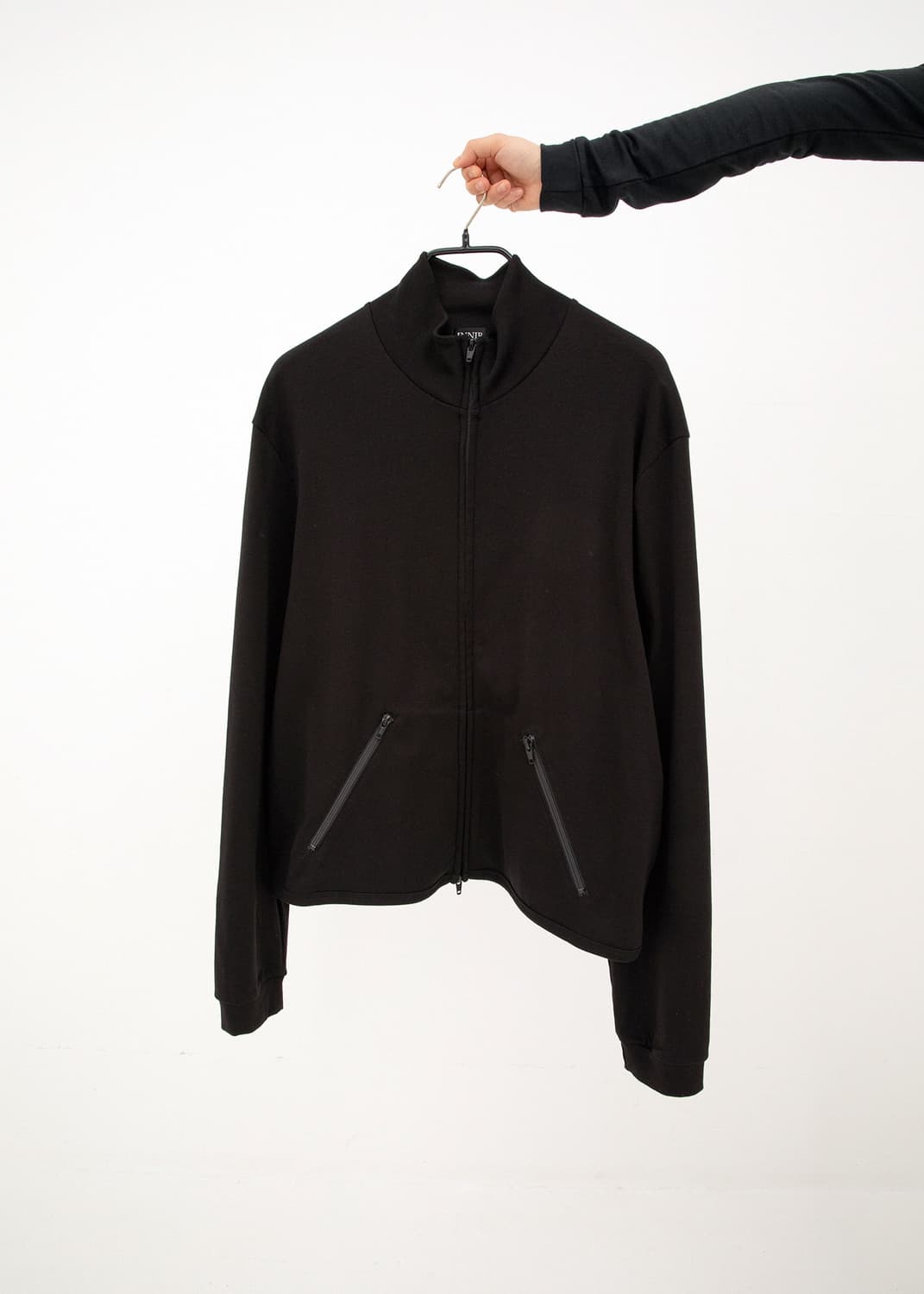 261 Cotton Rib Stand Zip (Black) 상품이미지6