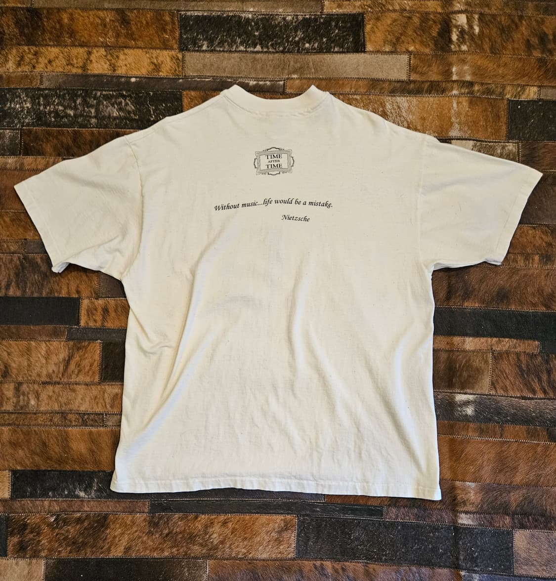 90s 빈티지 헤인즈 베토벤 프린팅 티셔츠  상품이미지2