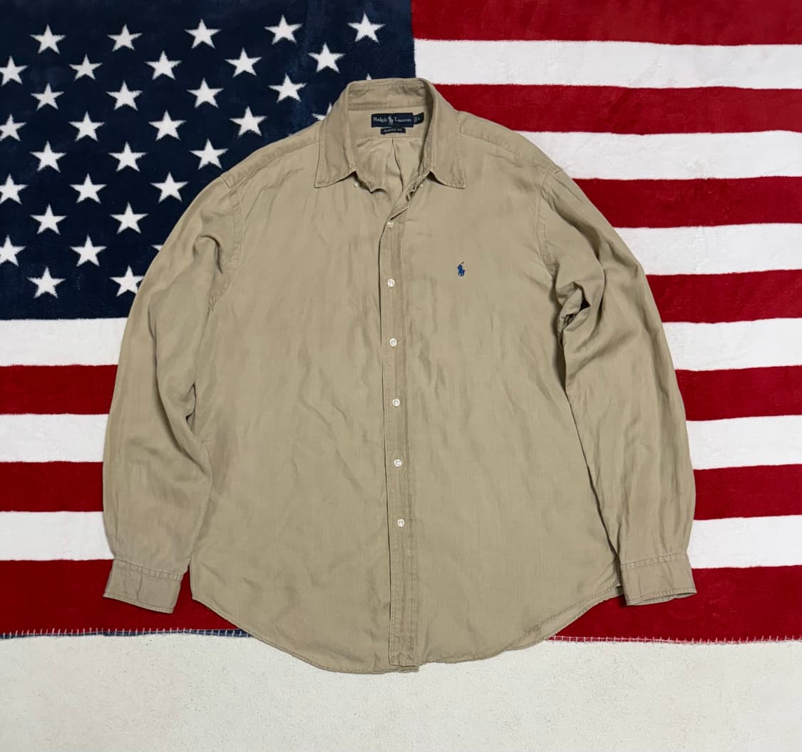 폴로랄프로렌 린넨셔츠 빈티지linen shirt vintage shirt 상품이미지1