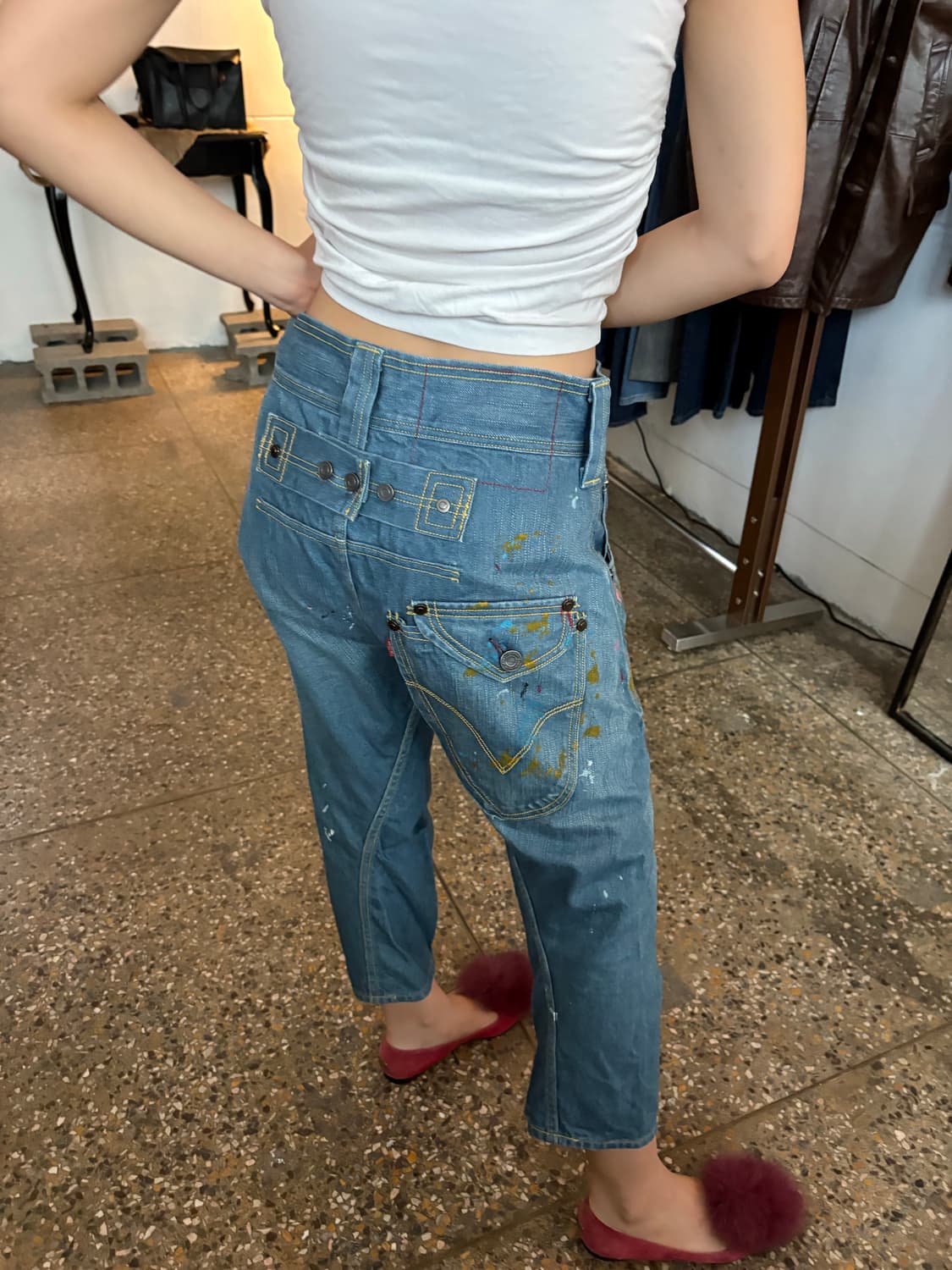 Levis 엔지니어드 진 신치백 카프리 상품이미지4