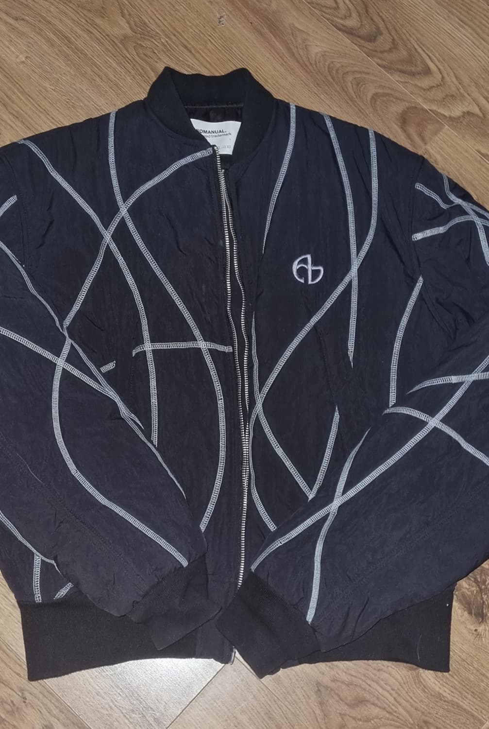 노매뉴얼 S.L MA-1 블랙 봄버 자켓 상품이미지3