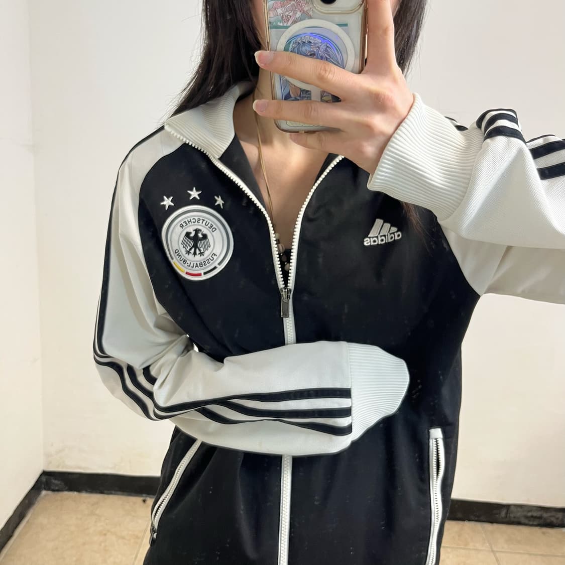 Adidas Germany black white jersey 상품이미지3