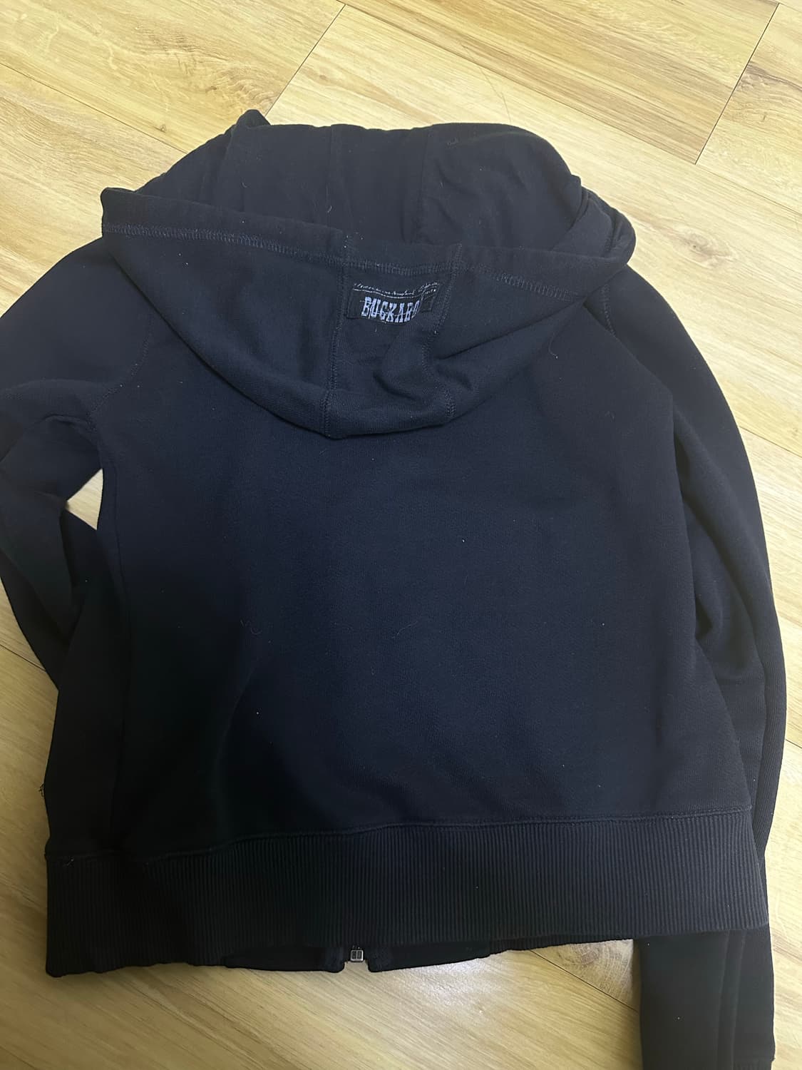 (택포) 버카루 레터링 후드집업 상품이미지2