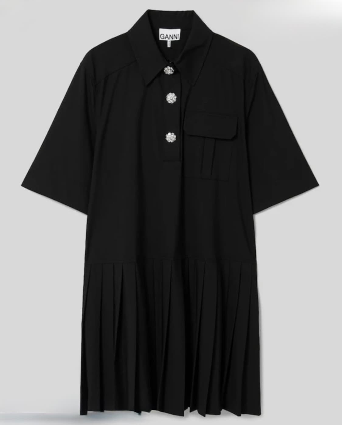 ganni 플리츠 원피스 상품이미지2