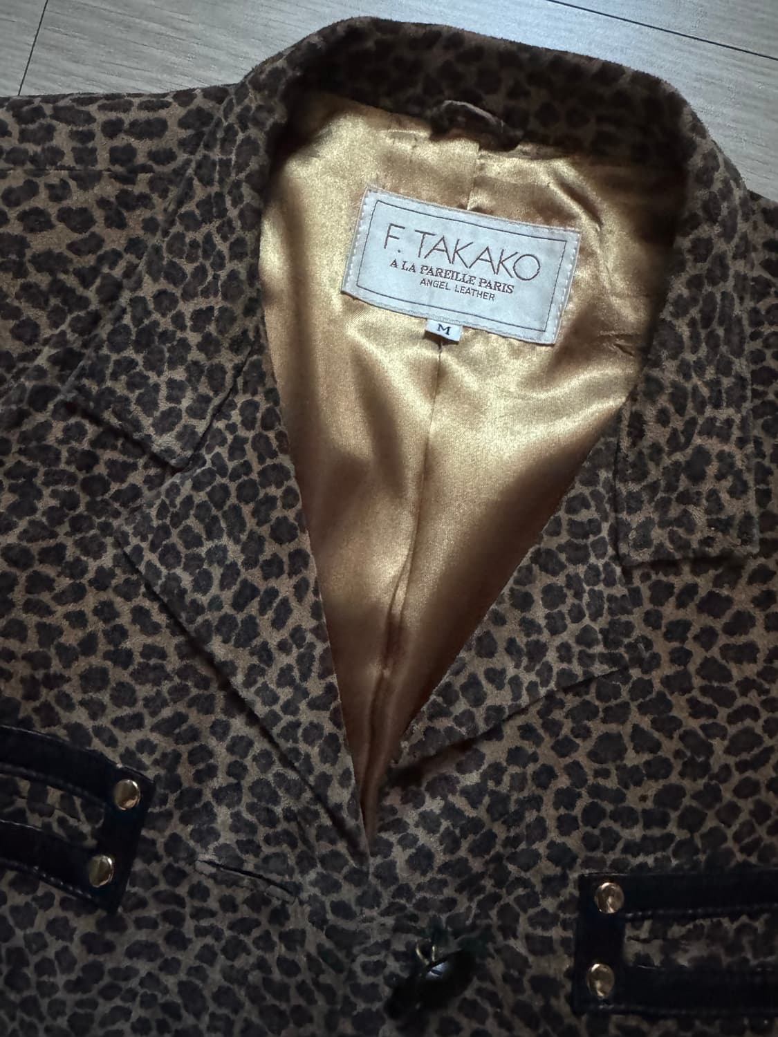 “F.TAKAKO” Leopard Crop Jacket 상품이미지3