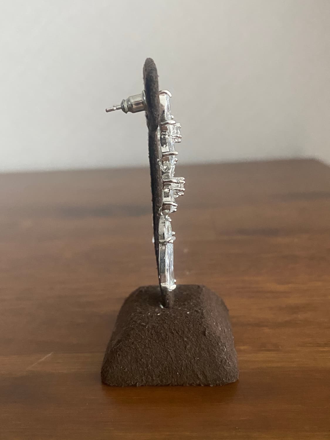 물방울 모티브 큐빅 귀걸이 상품이미지7