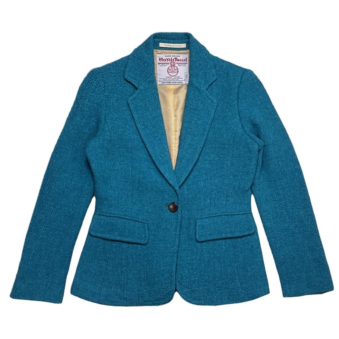 HARRIS TWEED 100% 울 블레이져 블루 100 상품이미지1