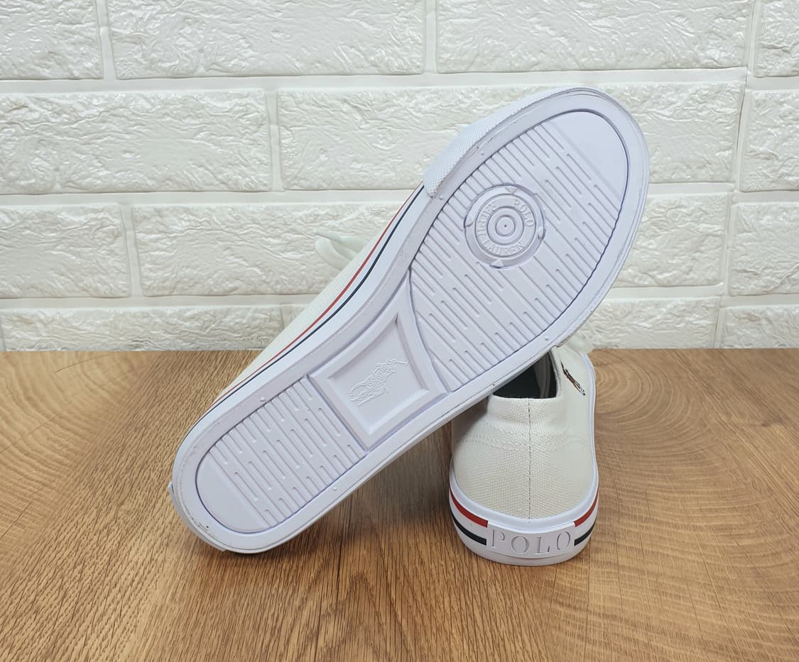 [240]폴로랄프로렌 화이트 캔버스 스니커즈 상품이미지7