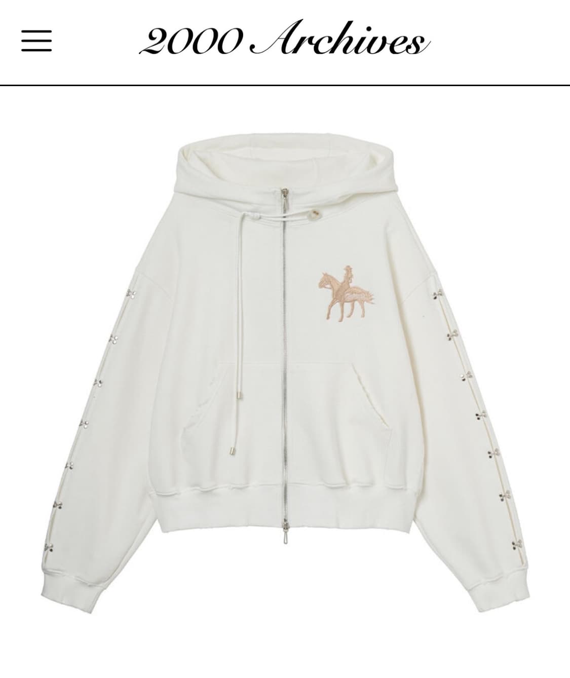 삽니다))2000아카이브스 후드집업 상품이미지1
