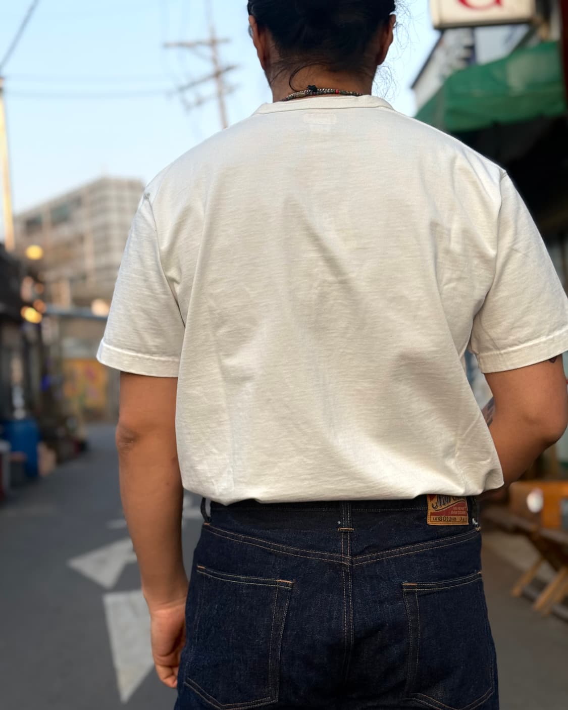 브론슨 10.6oz 코튼 숏 슬리브 헨리 티셔츠 XXL 상품이미지8