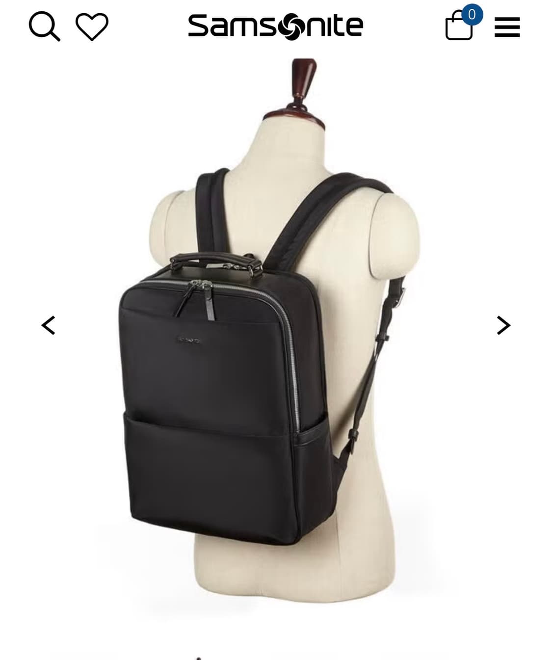 쌤소나이트 카밀라 백팩 M 블랙 상품이미지9