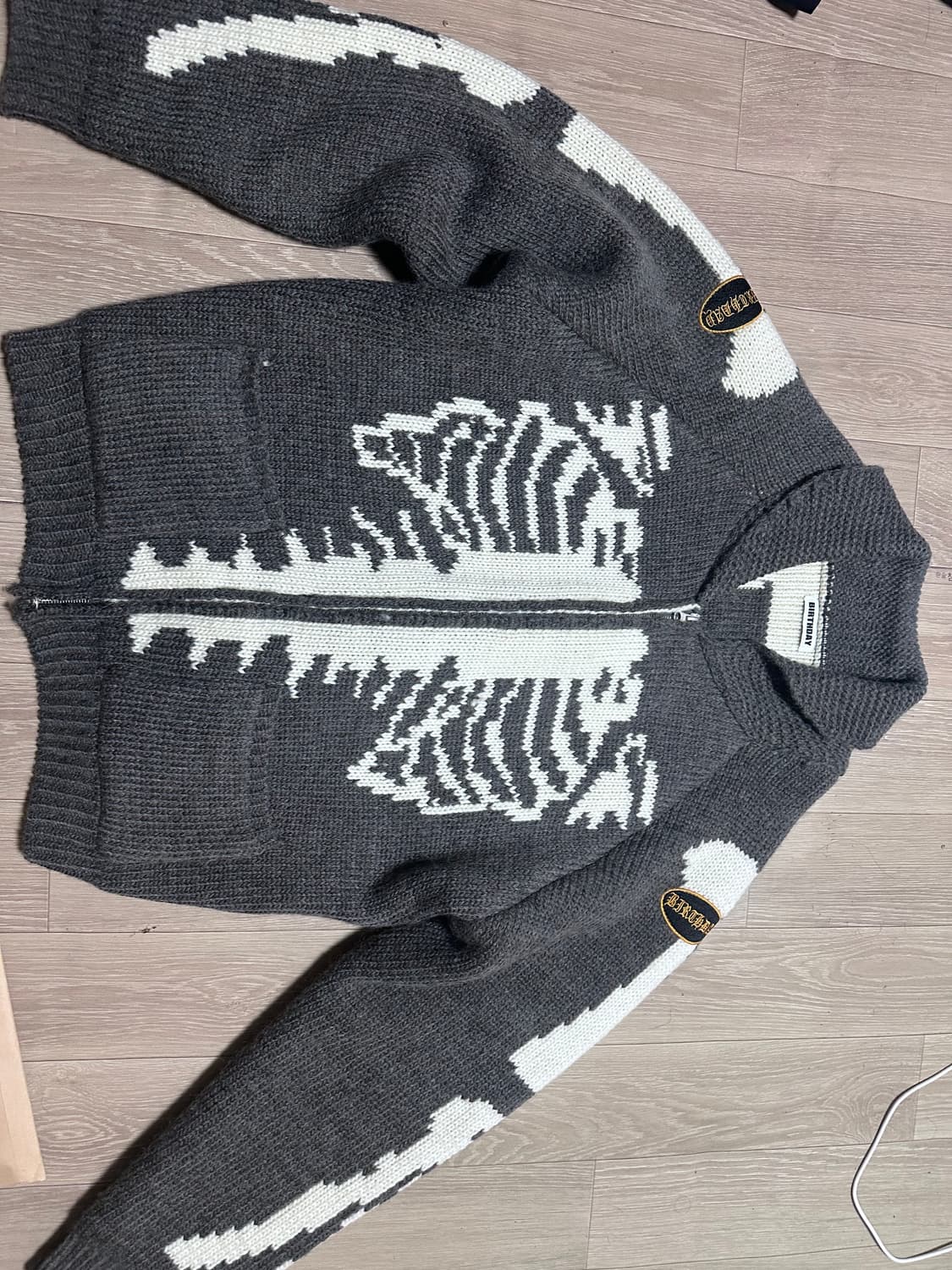 니트집업 상품이미지1