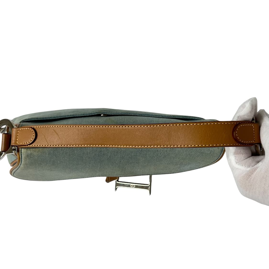 디올 데님 빈티지 새들백 상품이미지7