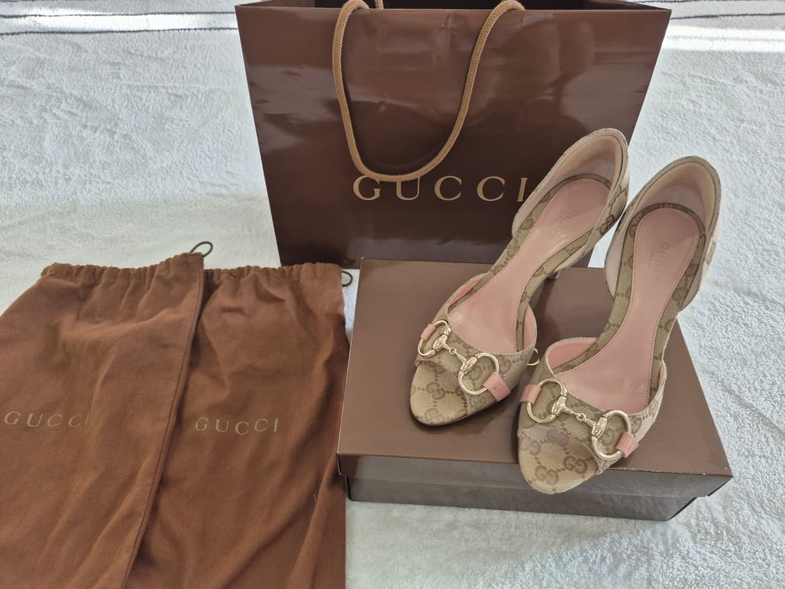 구찌 오픈토 힐 샌들(새제품 컨디션) 상품이미지2