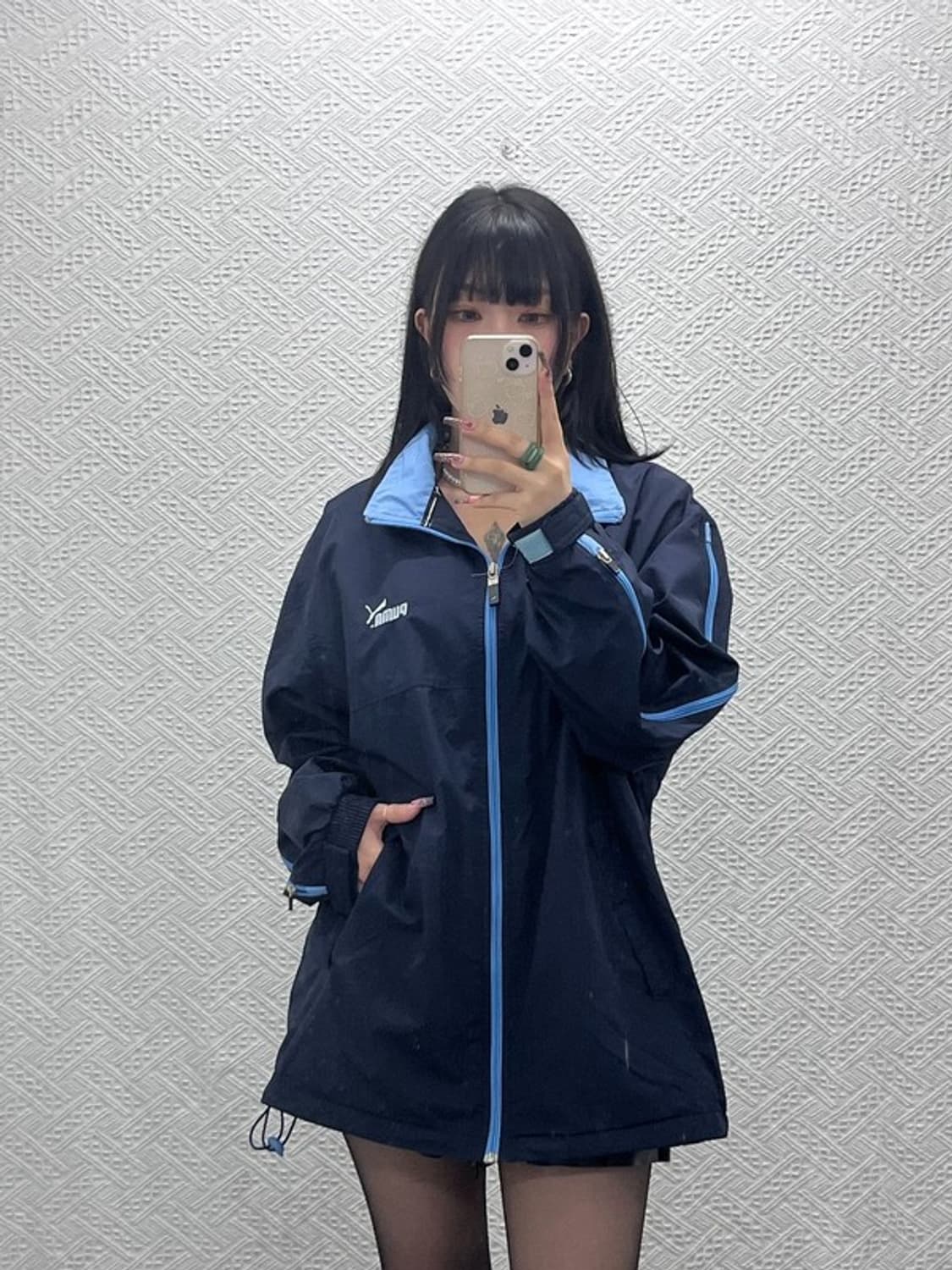 푸마 레트로 빈티지 Y2K 오버핏 바람막이 자켓 L C11671 상품이미지1