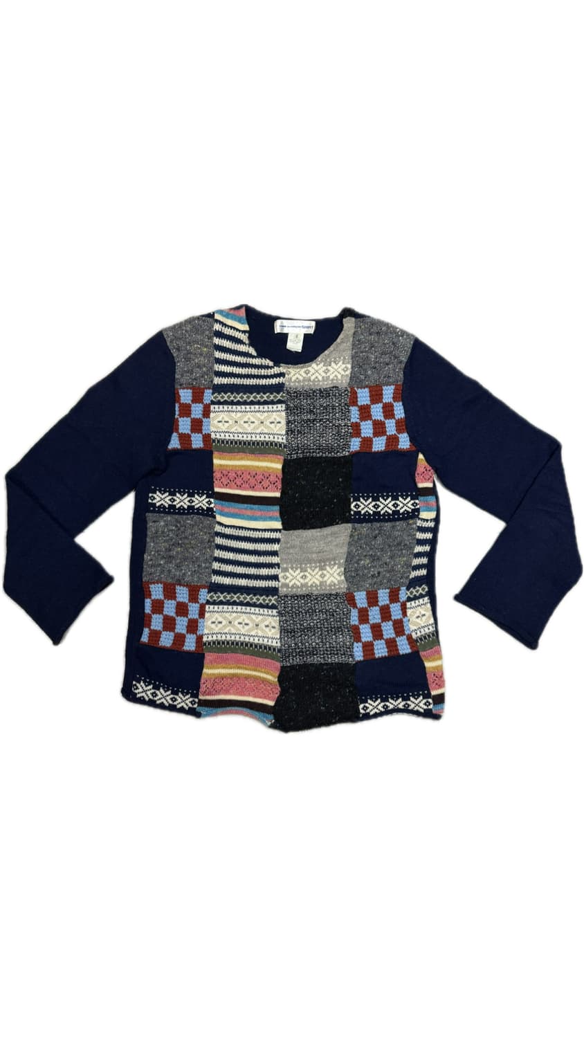 꼼데가르송 아카이브 패치워크 니트 스웨터 상품이미지1