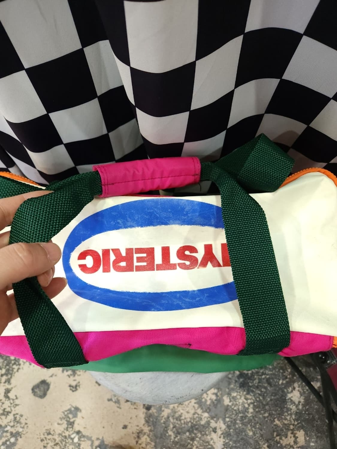 히스테릭글래머 컬러블록 숄더백 피크닉백

 상품이미지5