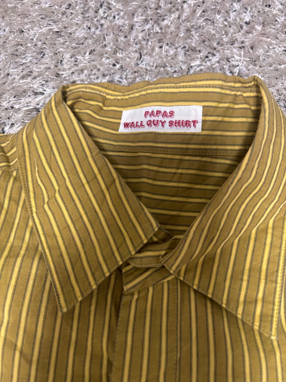 일제 PAPAS 스트라이프 셔츠 사이즈 105-110 상품이미지3
