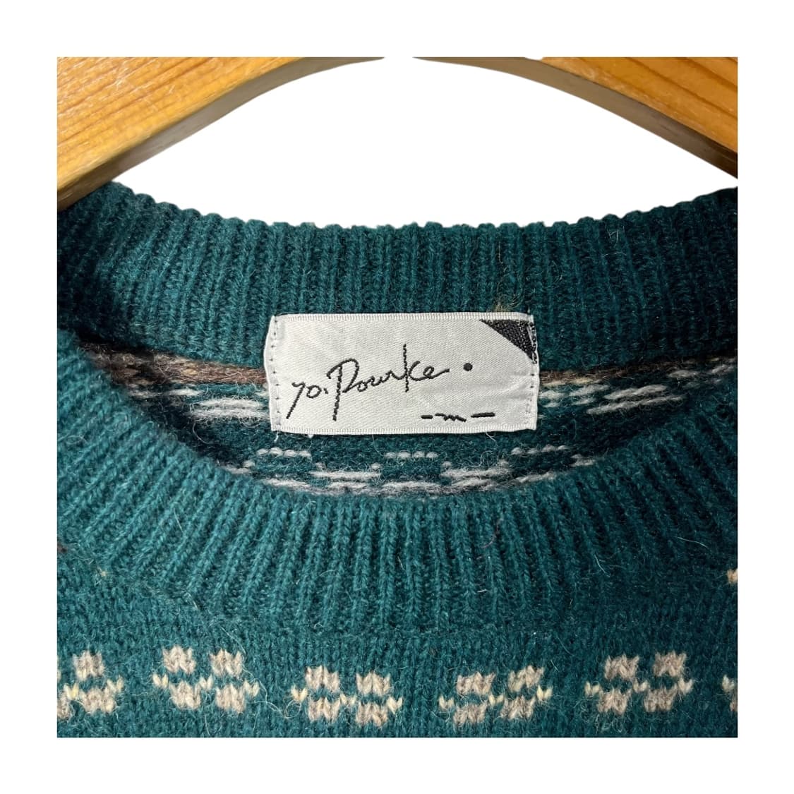 [JPN] 빈티지 노르딕 페어아일 울 니트 스웨터 상품이미지4