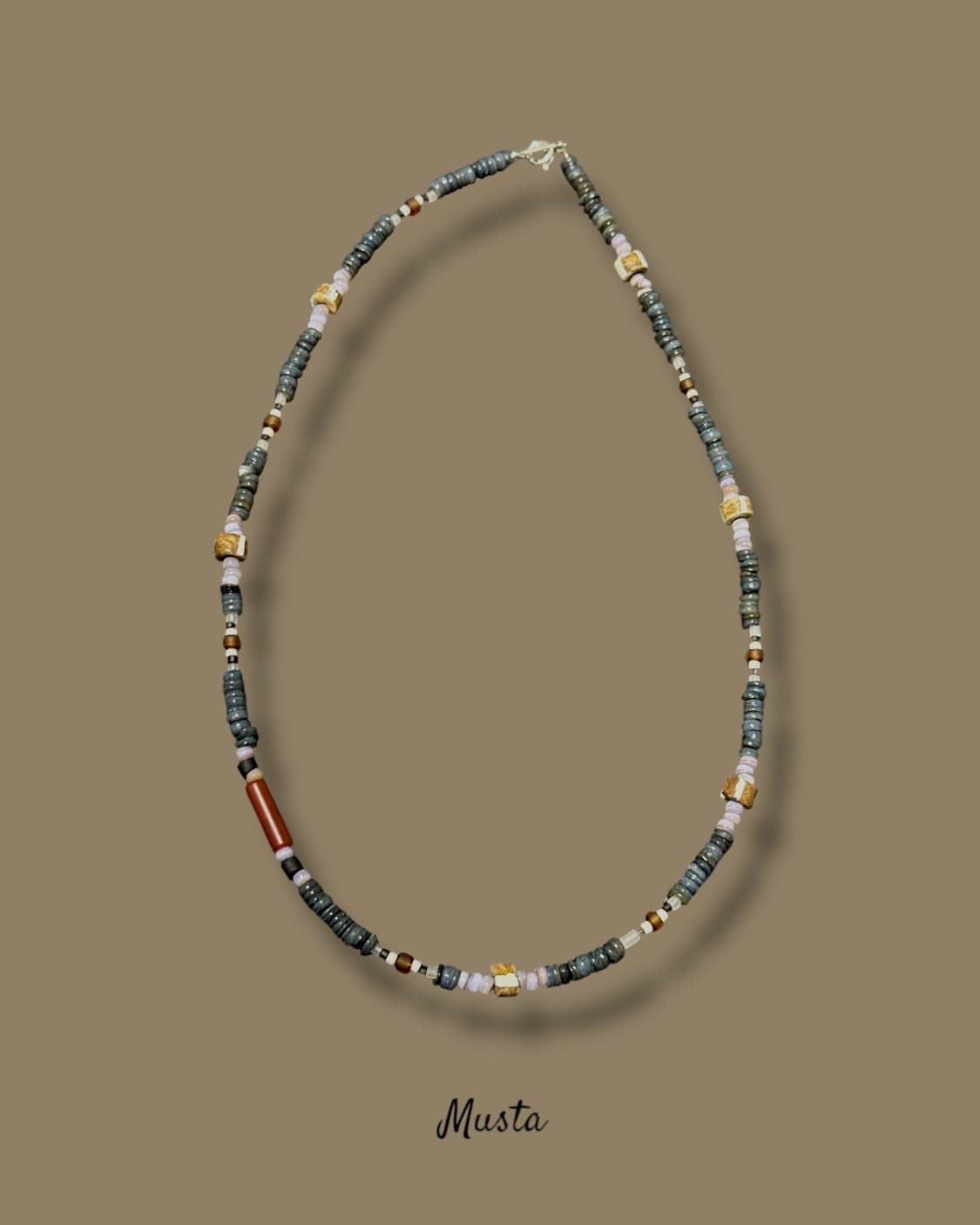 Musta Autumn Rhythm 925Silver Necklace 상품이미지1