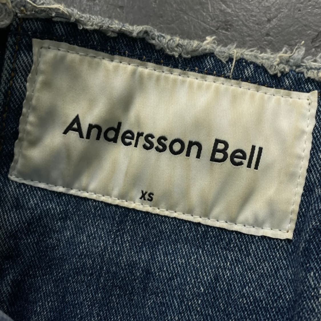 앤더슨 벨 더블 웨이스트 와이드 청바지  상품이미지3