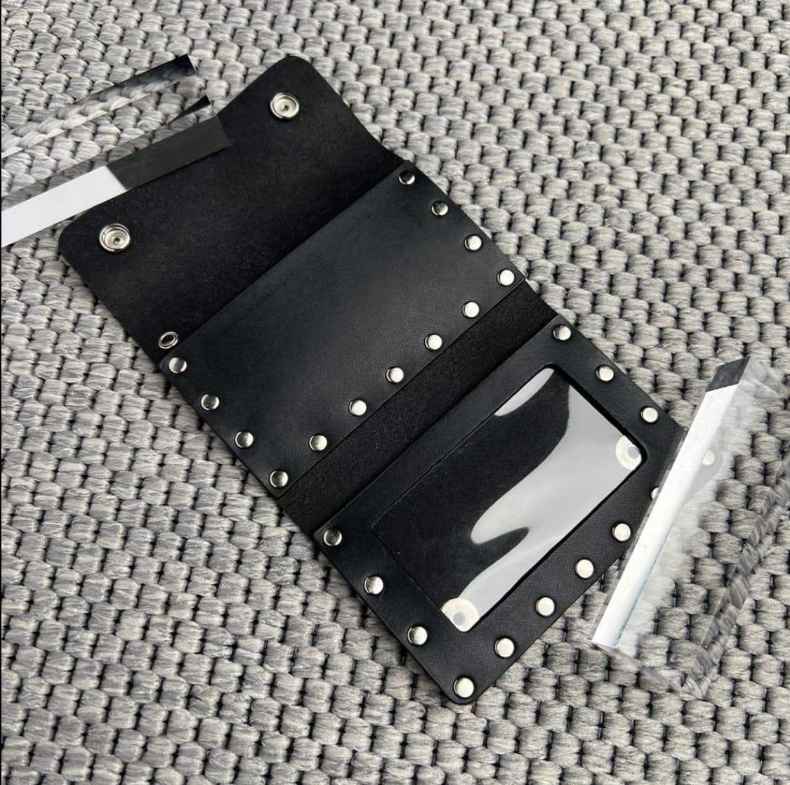 porter 포터 스터드 찡 가죽지갑 카드 월렛 파우치 상품이미지2