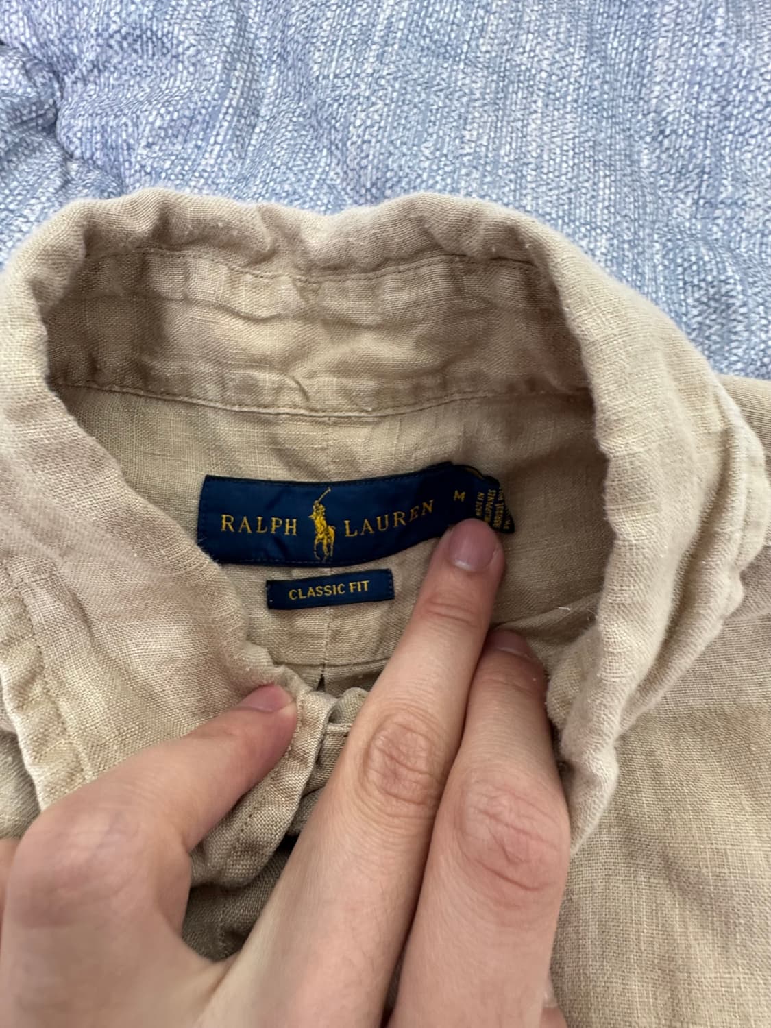 폴로 랄프로렌 린넨 셔츠 상품이미지2