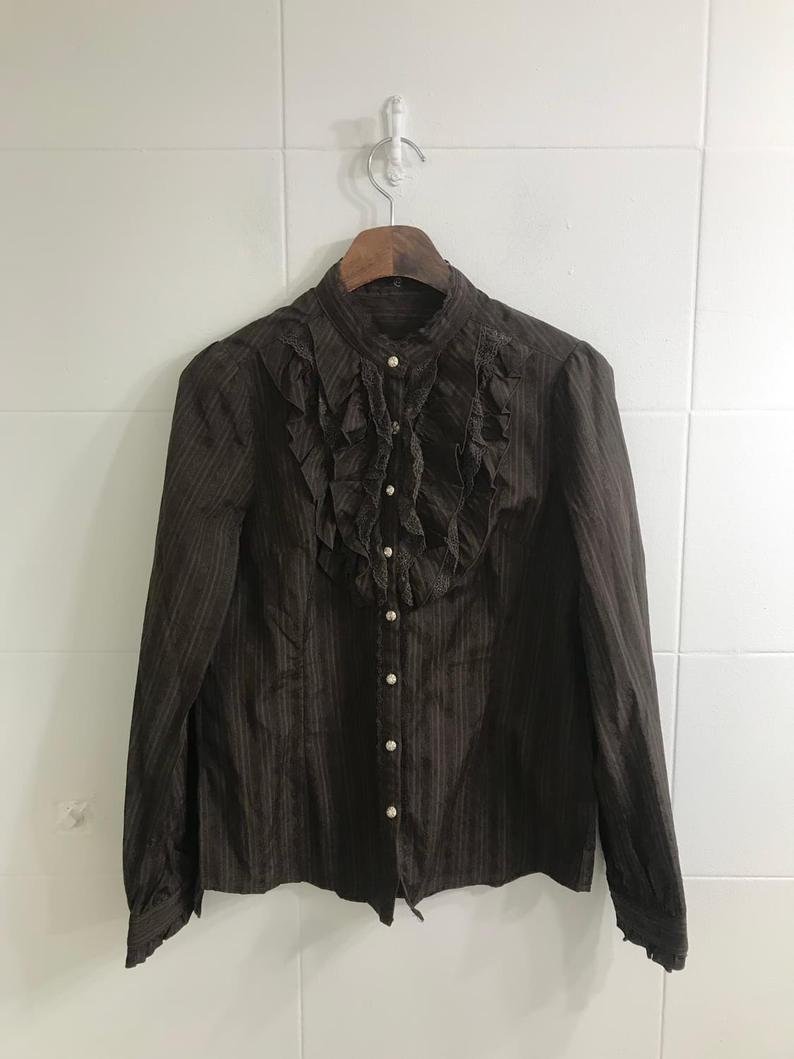 엑시즈팜 브라운 모카무스 세미갸루 그런지 퍼 코디세트 상품이미지8