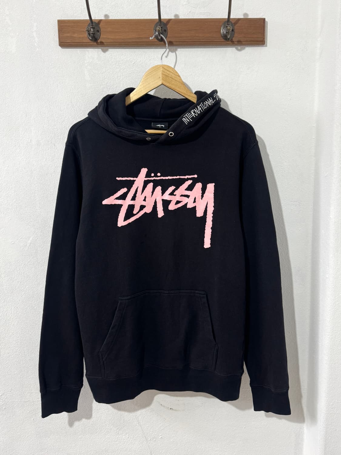 스투시 블랙 후드 상품이미지3