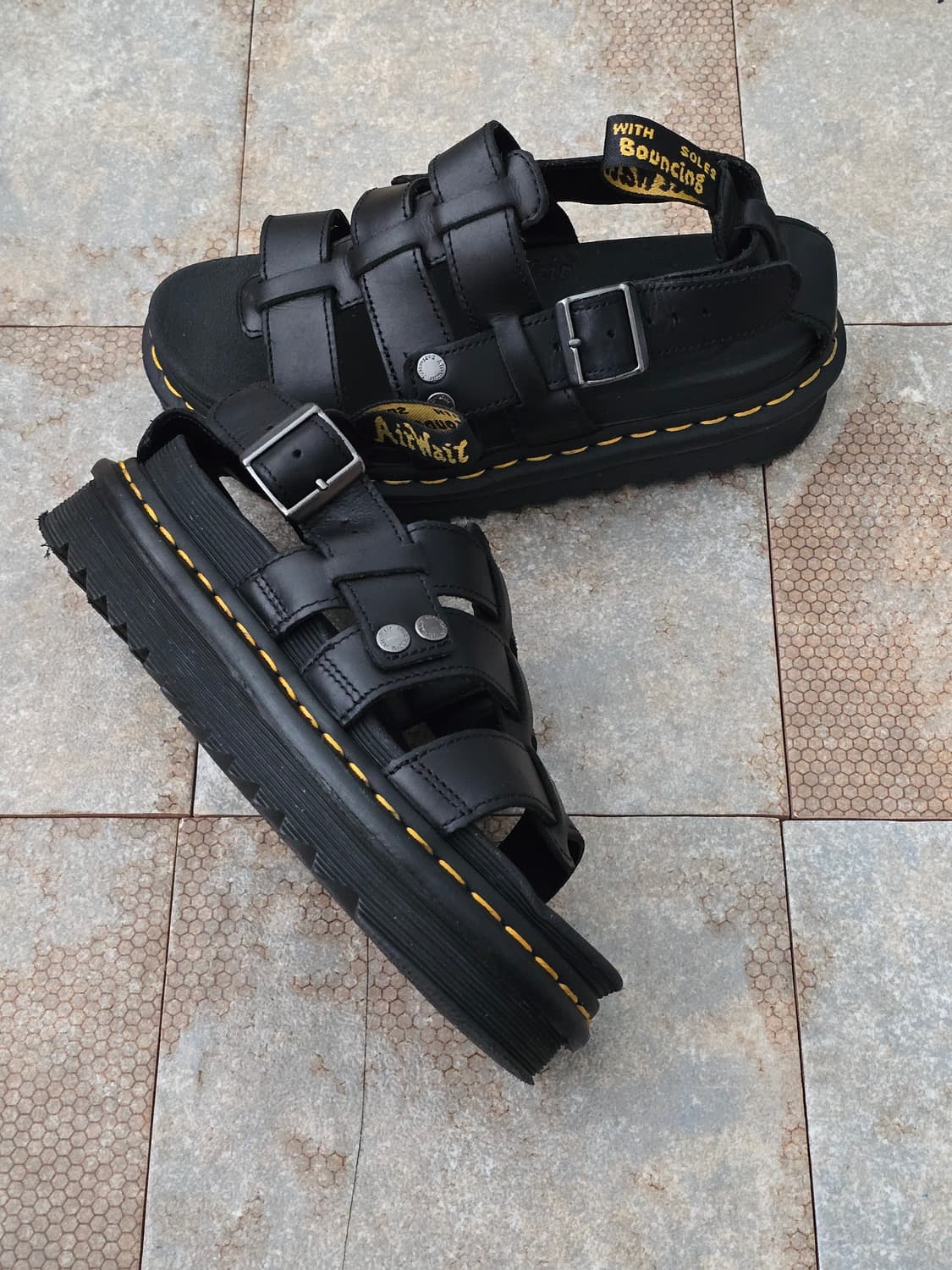 (220)닥터마틴 테리 블랙 샌들  상품이미지6