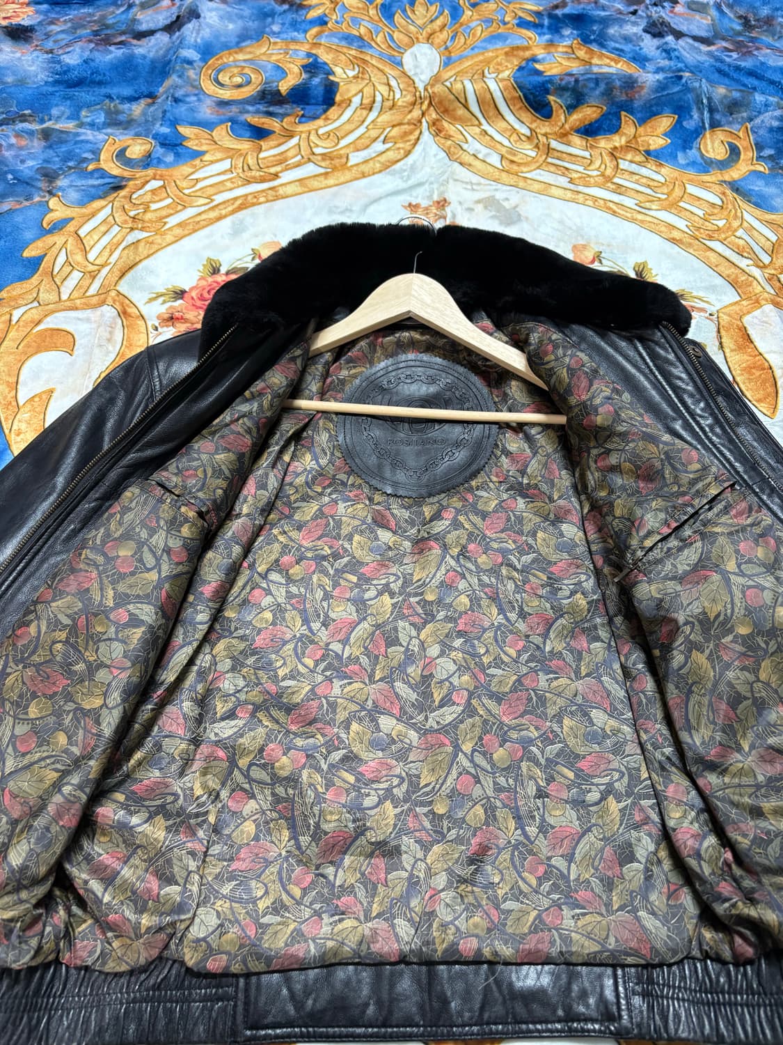 POSITANO 양가죽 G-1 봄버 무스탕 레더자켓 상품이미지6