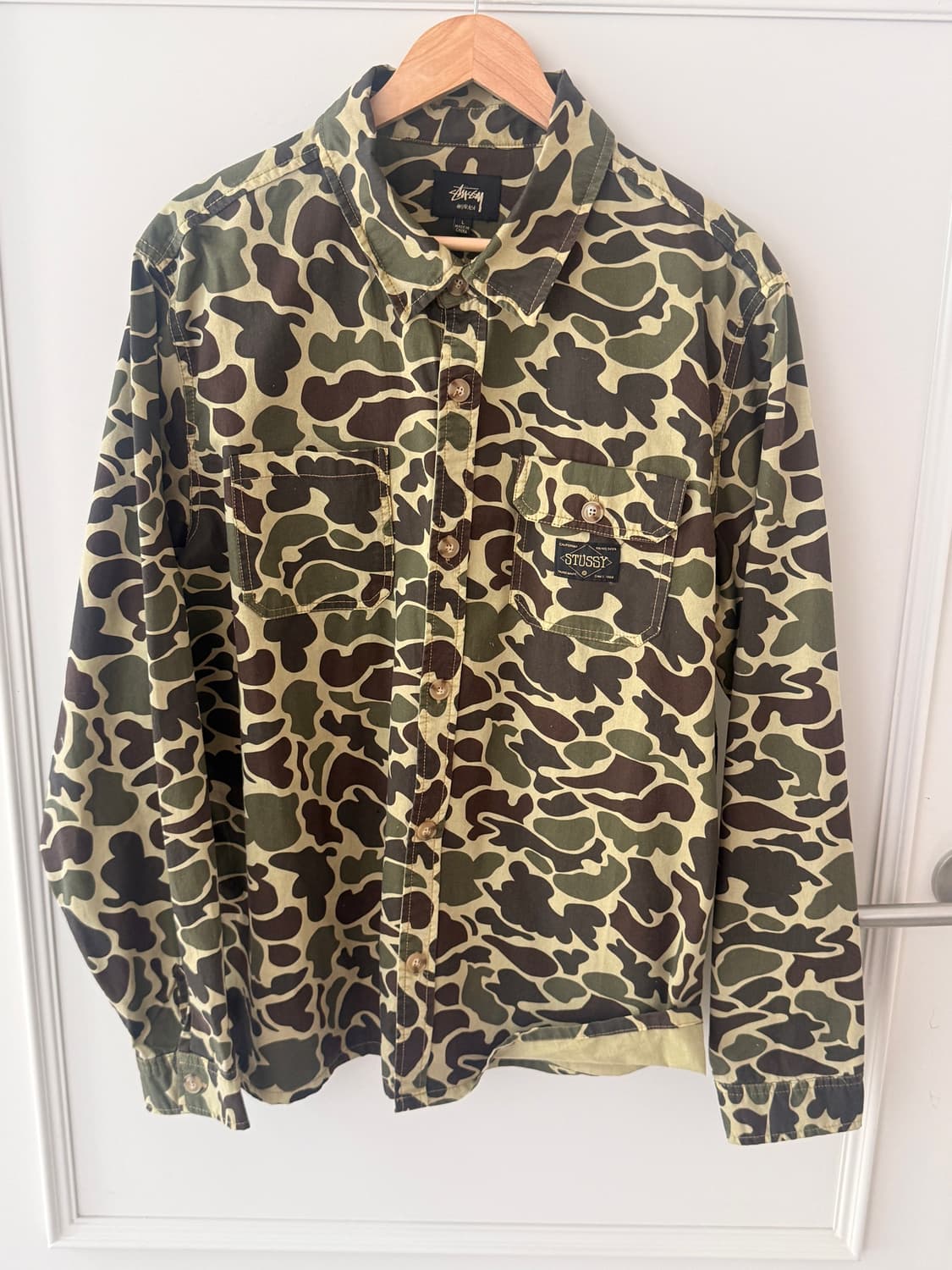 스투시(stussy) 카모 워크셔츠  상품이미지1