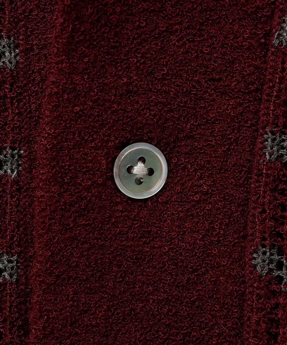 인템포무드 반팔니트 XL 허니비 스트라이프 칼라 니트웨어_와인색 상품이미지9