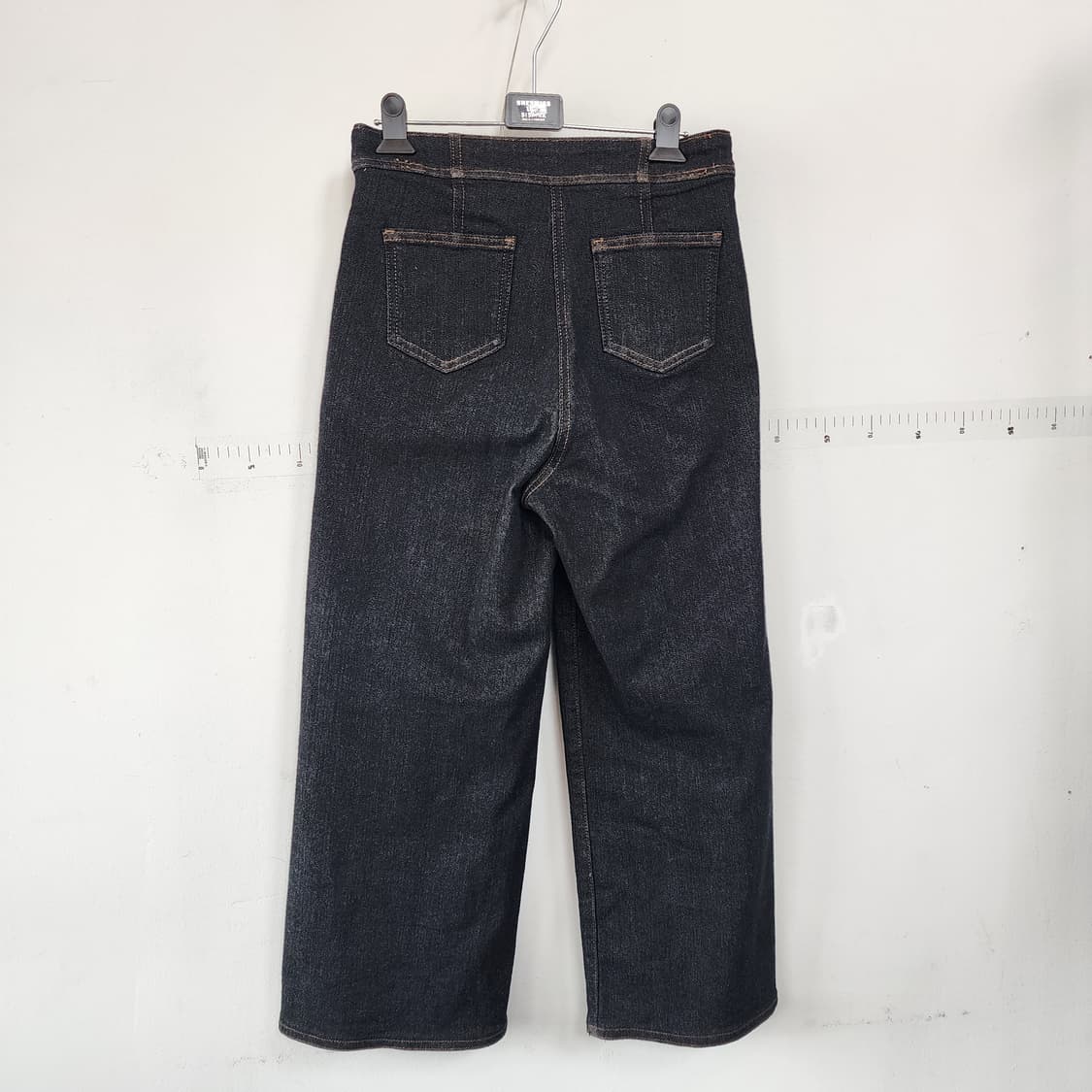 잇미샤 블랙 와이드 데님 팬츠 상품이미지3