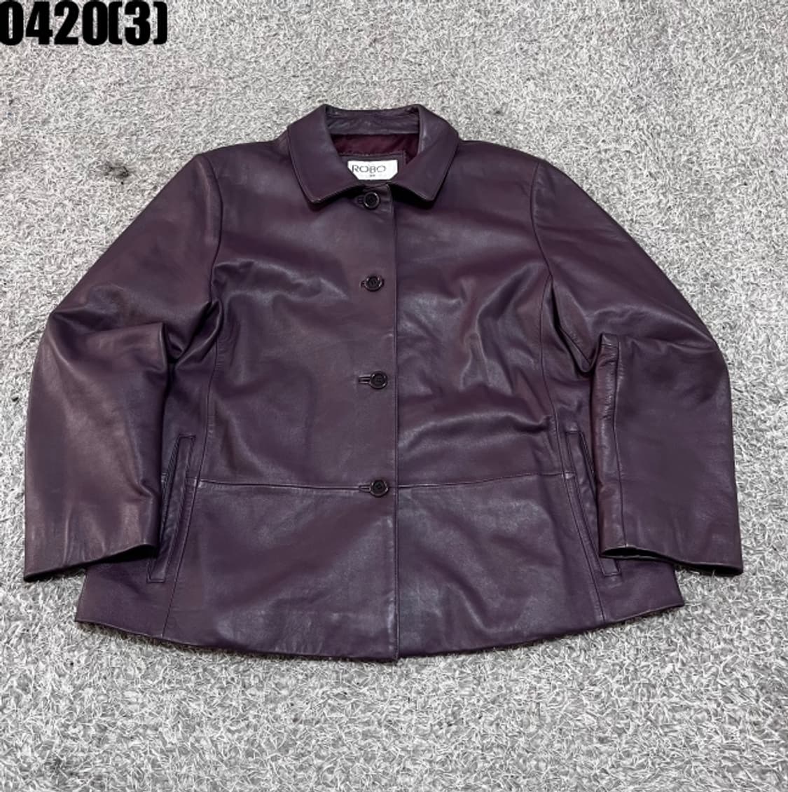 ROBO 레더 자켓 상품이미지1