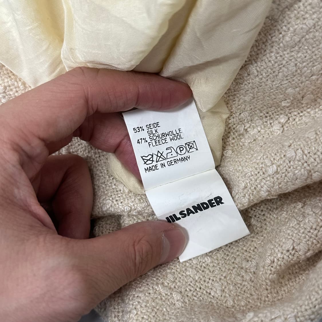 질샌더 실크 울 스커트 상품이미지8