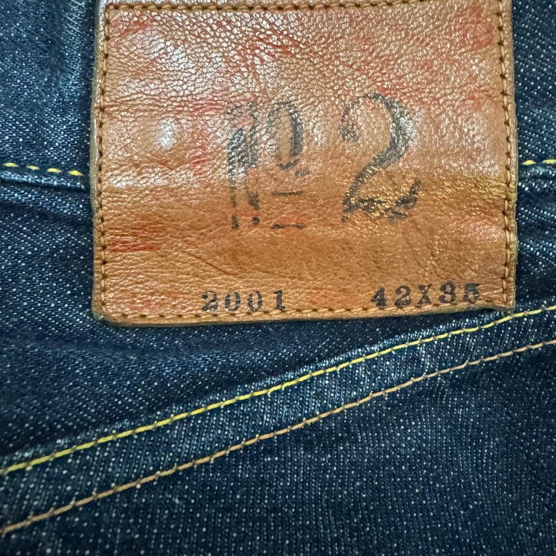 에비수 No.2 빅로고 데님팬츠 상품이미지10