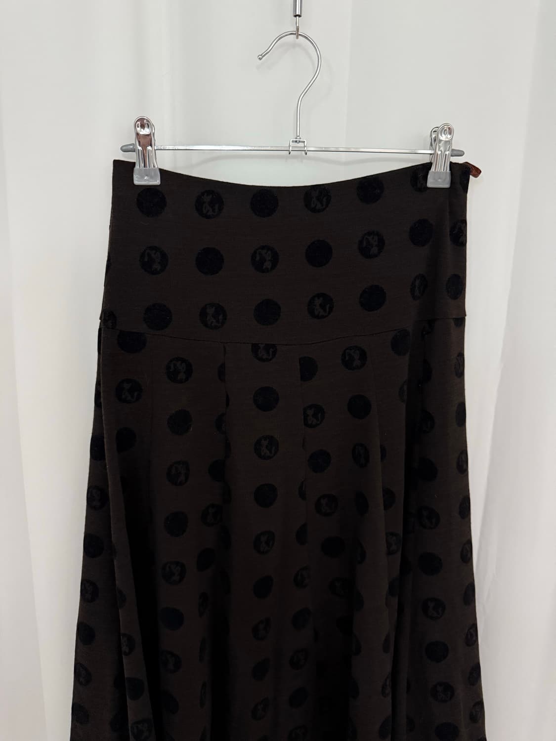 Brown dot skirt 상품이미지2