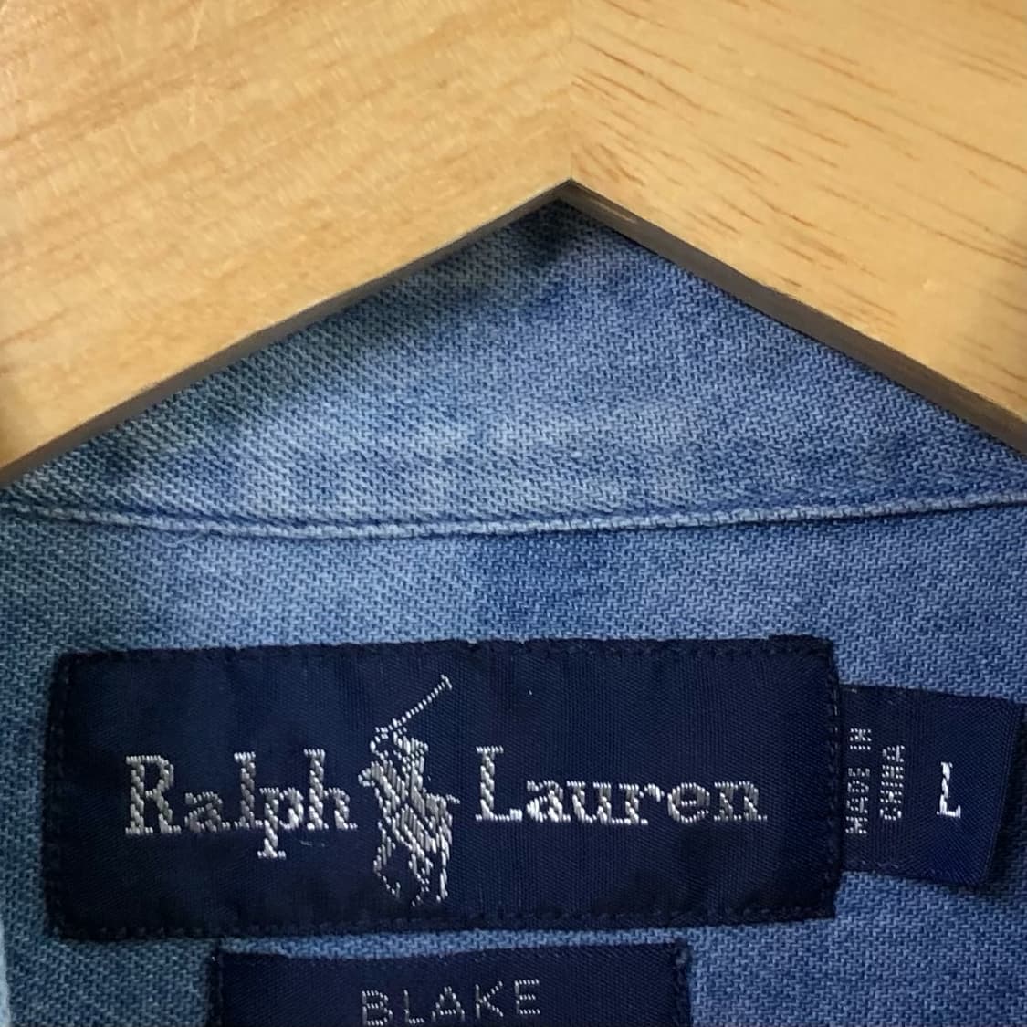 105 폴로 데님 셔츠 상품이미지3