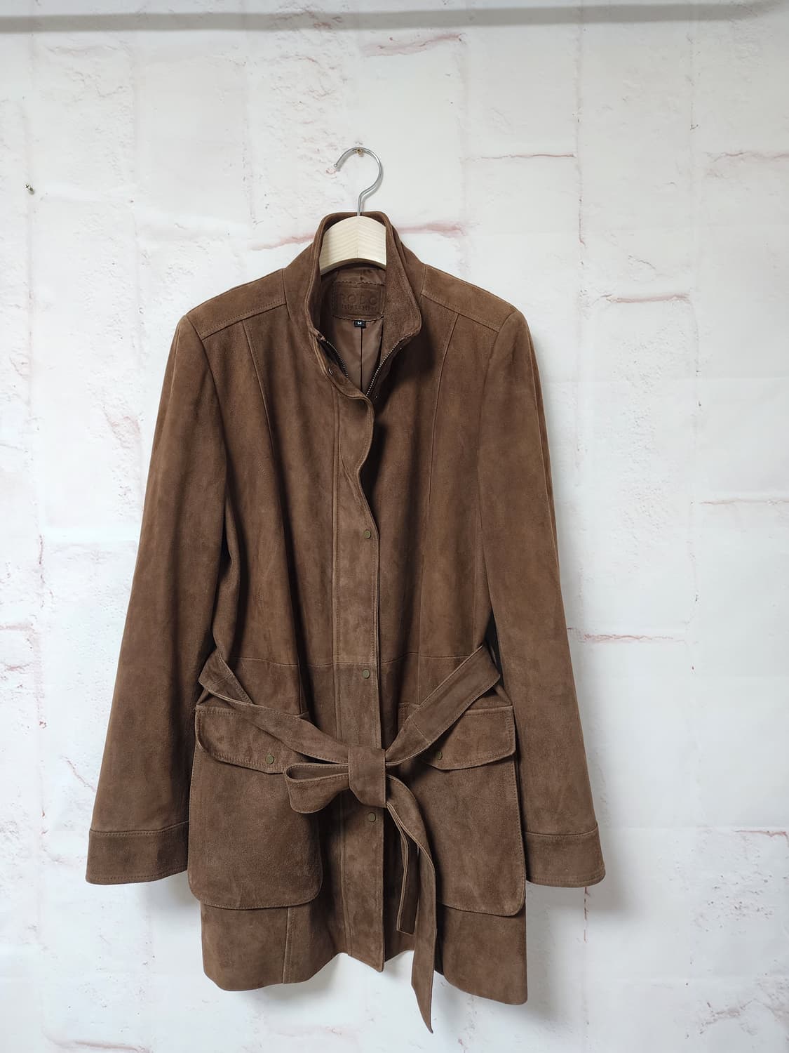 로보 스웨이드 트렌치 코트 상품이미지1