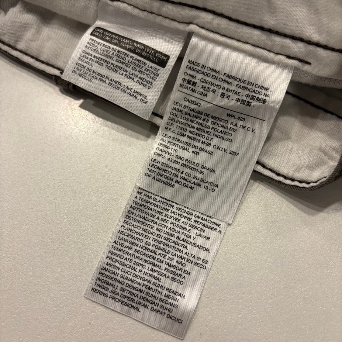 [34] 리바이스 브라운 코튼 반바지 C447 상품이미지5