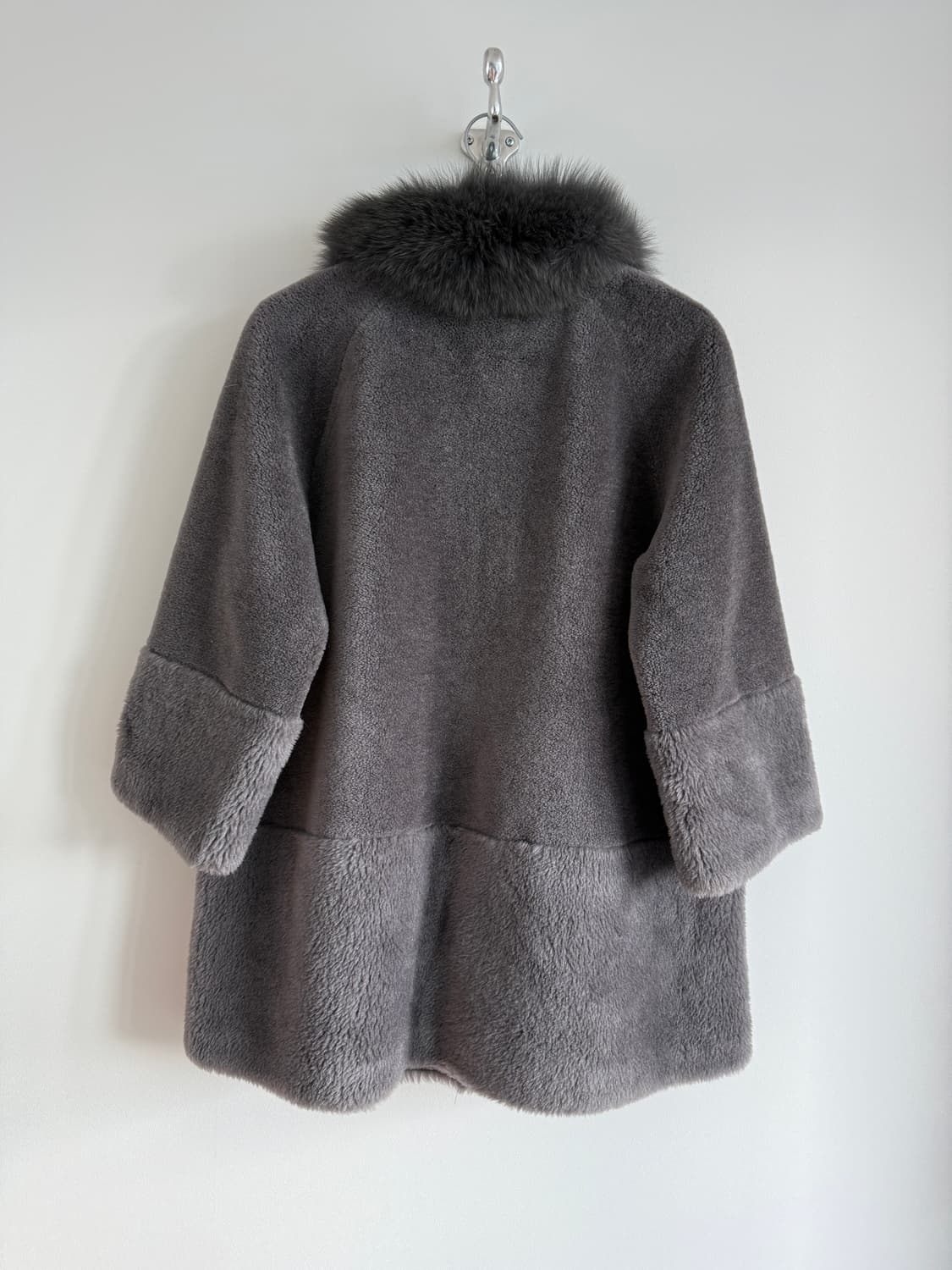 Pre owned 울&폭스 무스탕 코트 상품이미지4