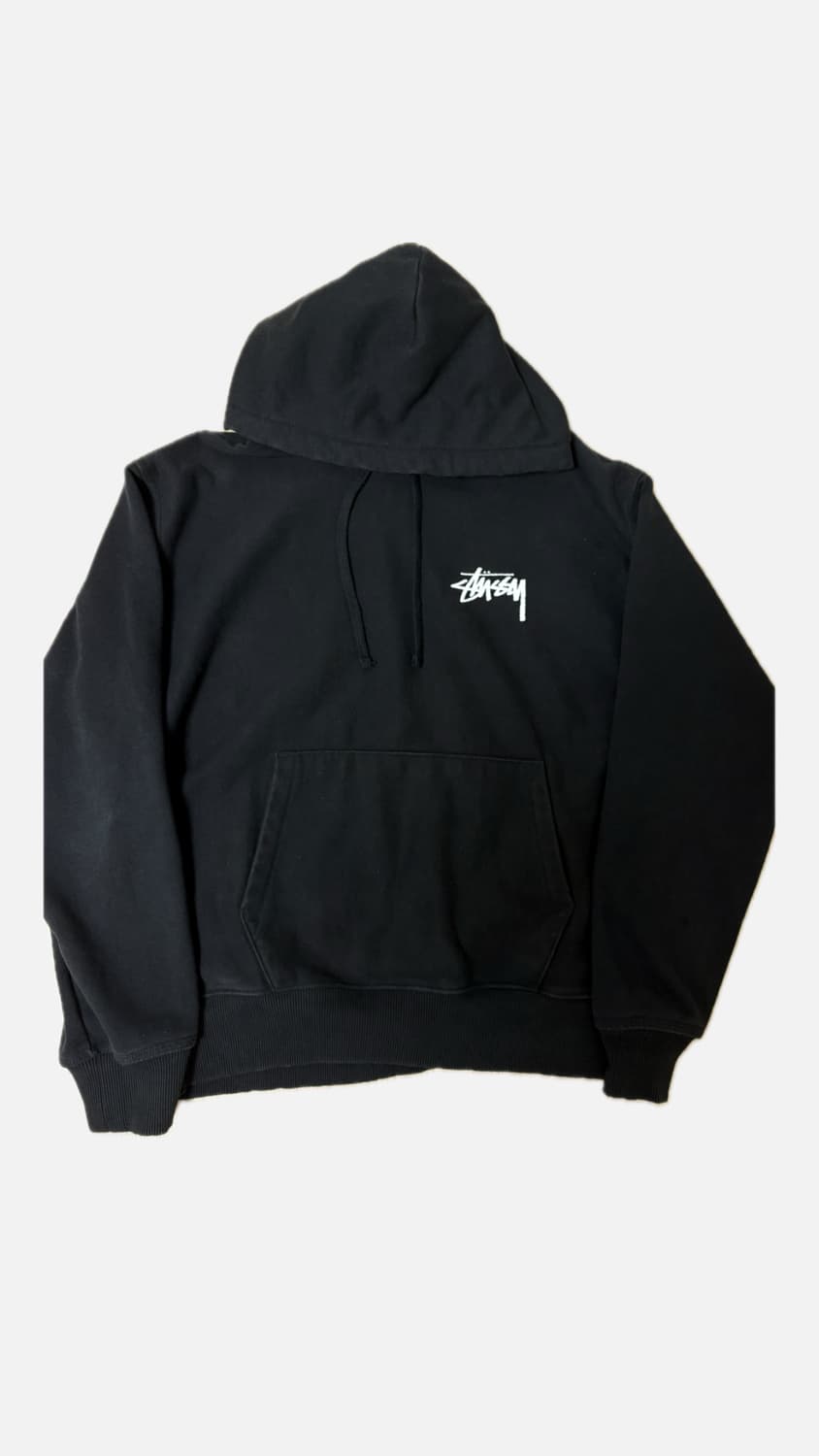 스투시 플러시 후드 블랙 stussy 상품이미지1