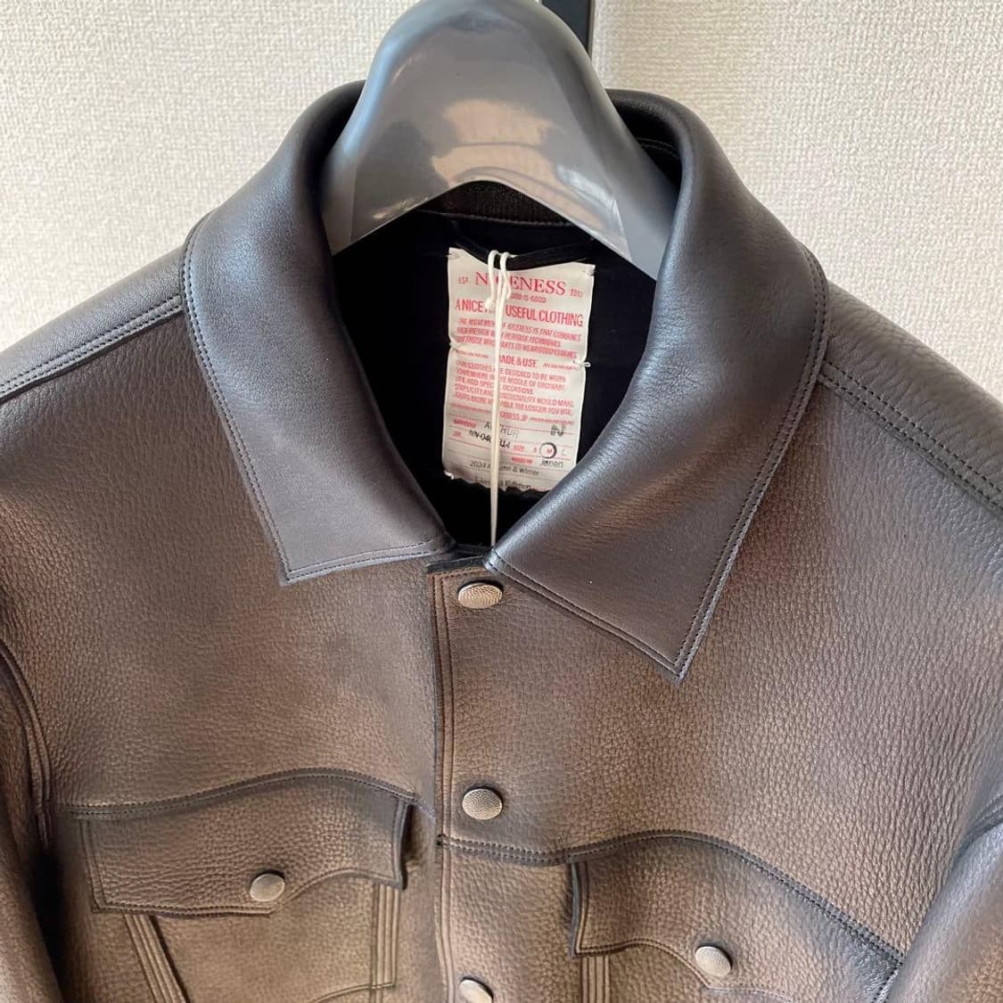 24aw AUTHUR TRUCKER JACKET(deer leather) 상품이미지3