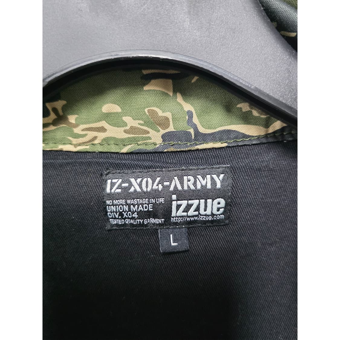 택포) izzue IZ-X04-ARMY 이쥬 밀리터리 자켓 L 상품이미지2