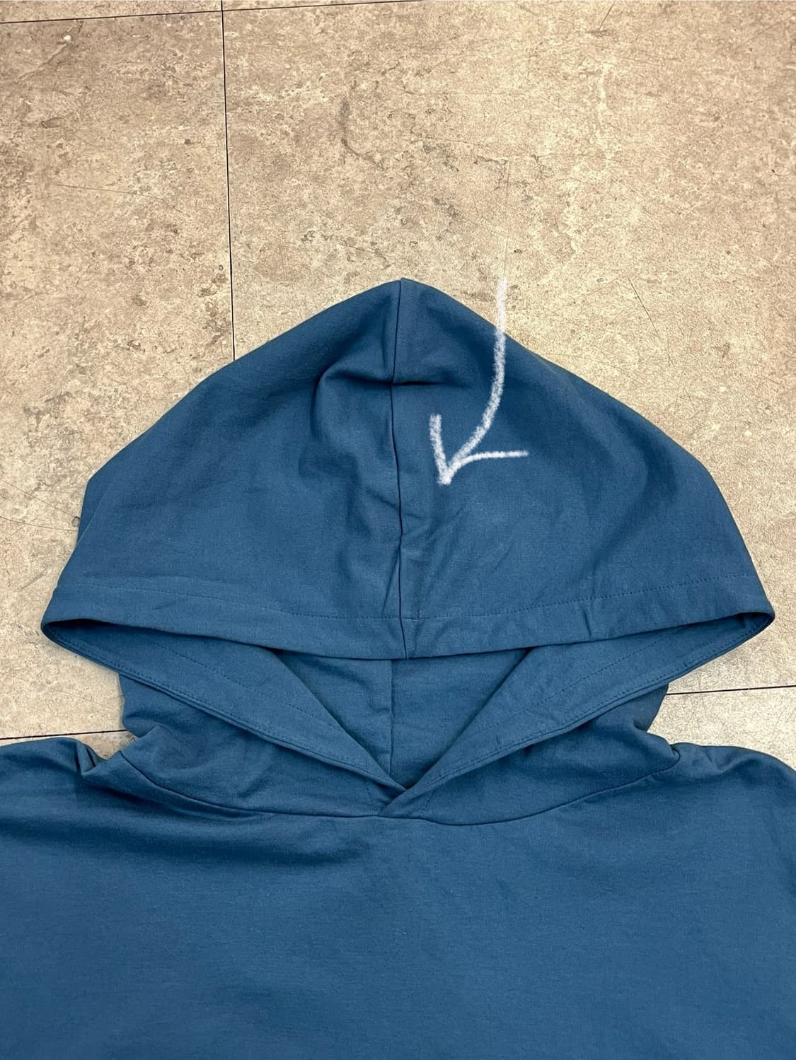 이미스 후드 긴팔티 블루 L #csz2445 상품이미지5