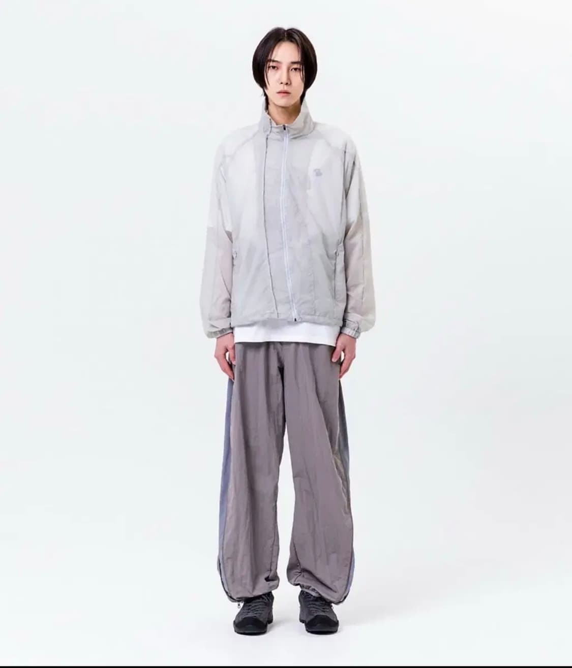 산산기어 지퍼팬츠 그레이 1 size 상품이미지2