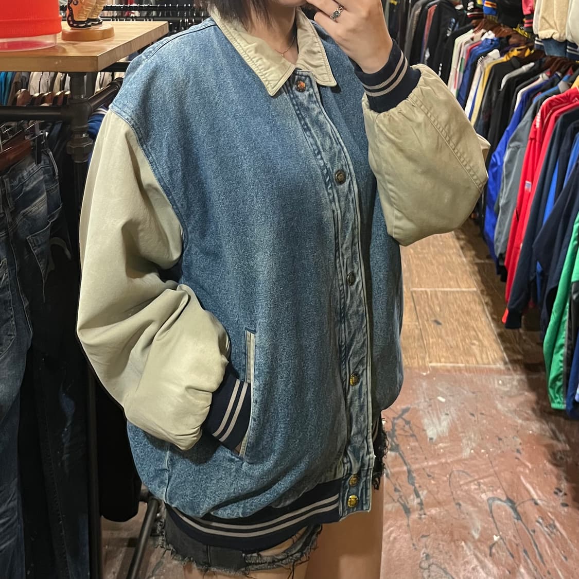 [HI] 빈티지 바시티 자켓 상품이미지3